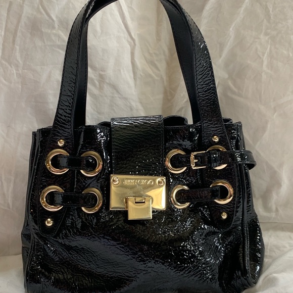 Authentic Jimmy Choo patent leather mini bag - Picture 2 of 3
